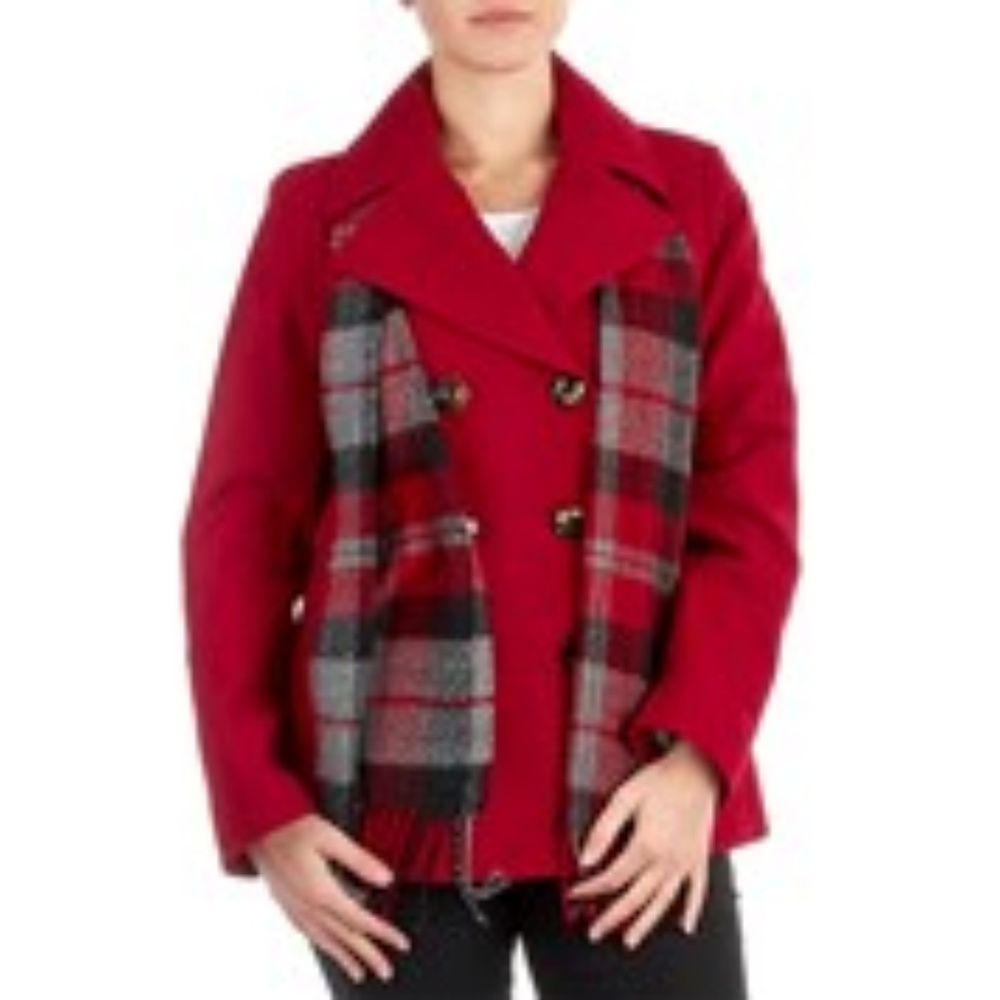 Moda International Women's Medium Red Wool…